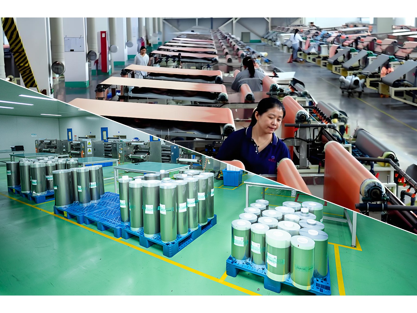 ShieldTex production lines — conductive fabric coating and EMI absorber materials